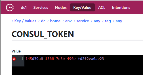 SecretID in CONSUL_TOKEN