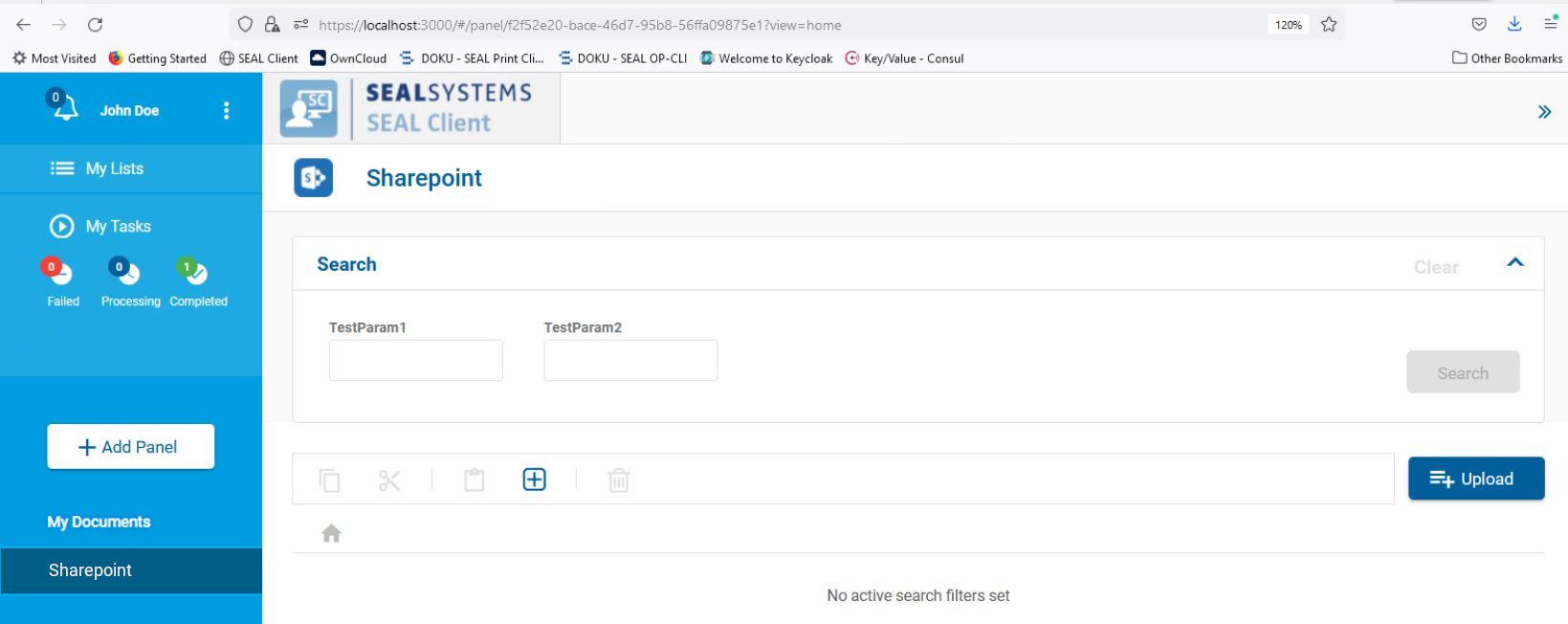Sharepoint Panel