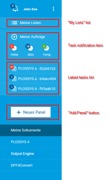 User Interface Parts